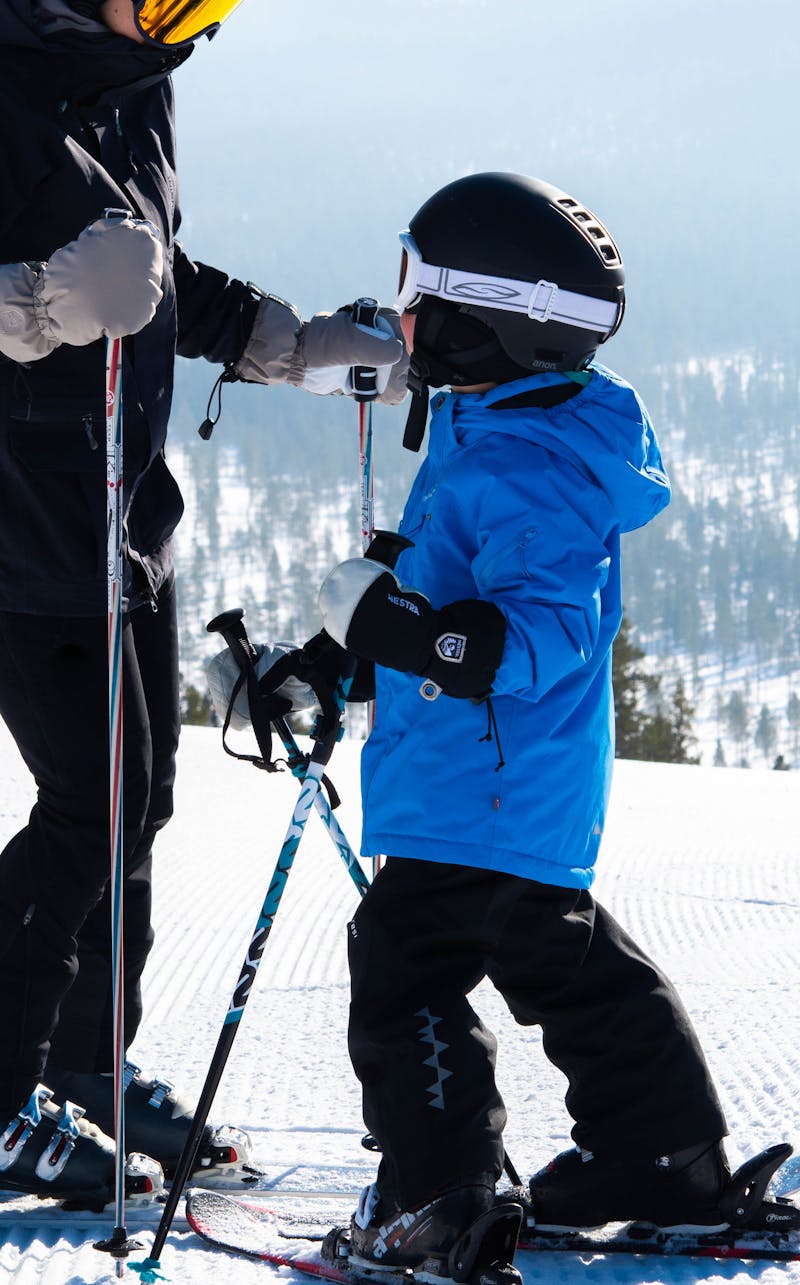 Army Leather Heli Ski Mitt Jr. Vante